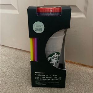 BNWT! Starbucks confetti color changing cup set